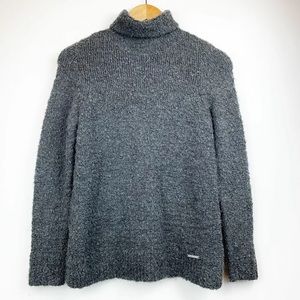 MICHAEL Michael Kors MK Chunky Derby Turtleneck Sweater Grey - Size M
